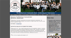 Desktop Screenshot of belchertowncommunityband.org